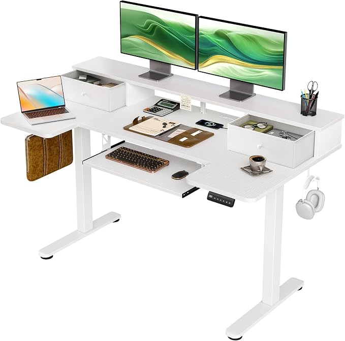 White With Drawers