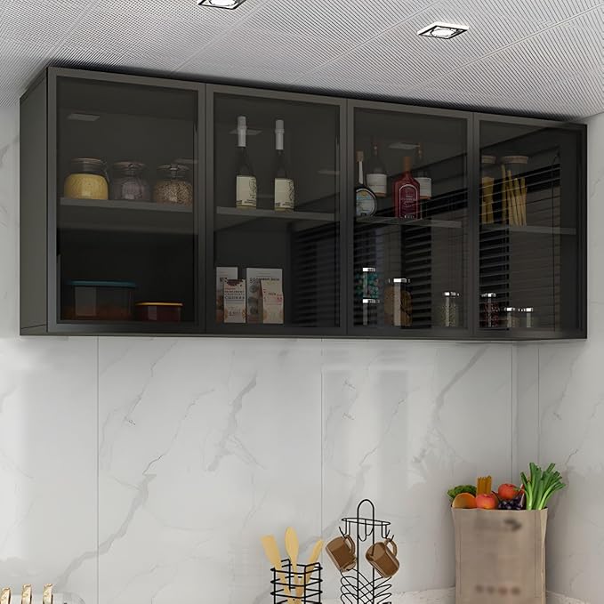 Gray Black Frame-grey Glass