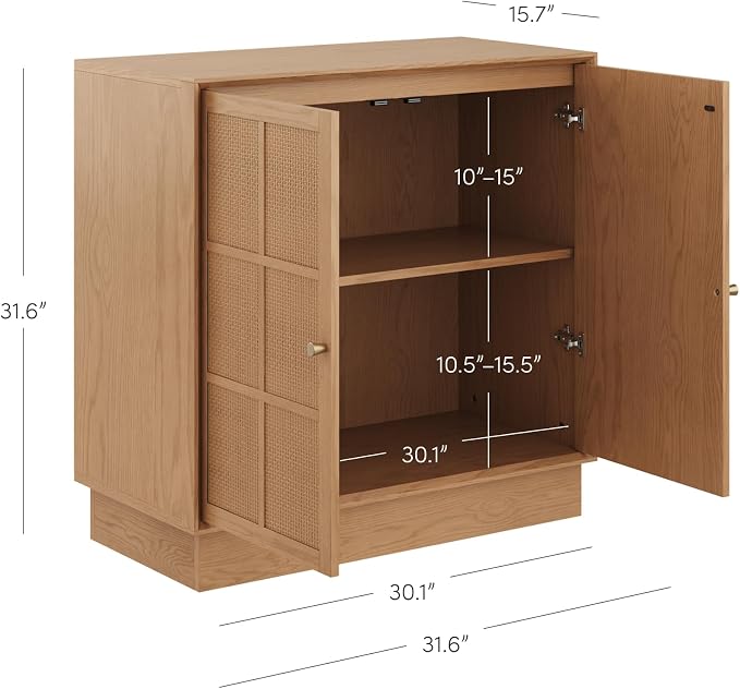 Raw Oak/Rattan