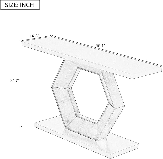 Hexagon Base-natural Wood