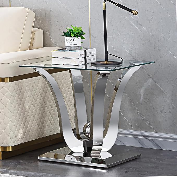 Silver End Table