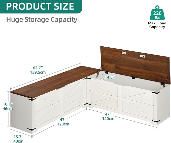 White & Walnut