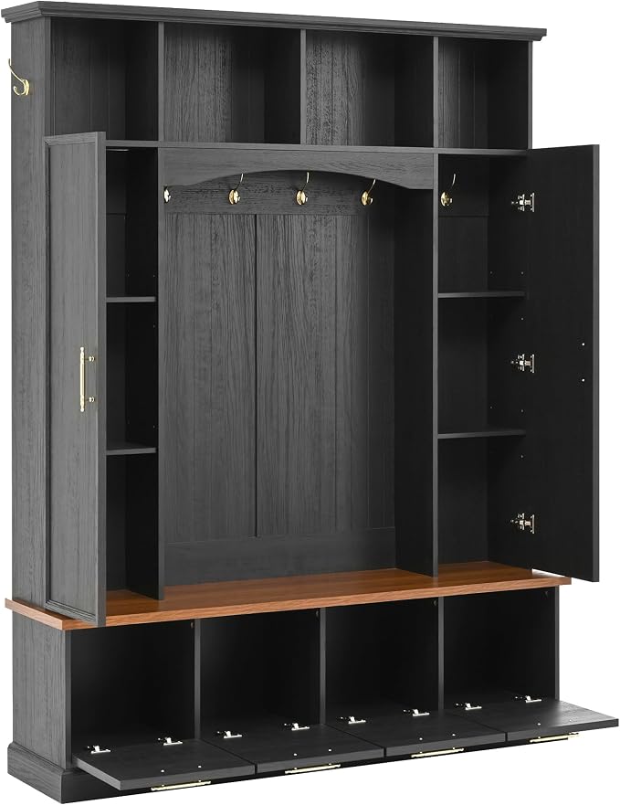 Black/Adjustable Shelves