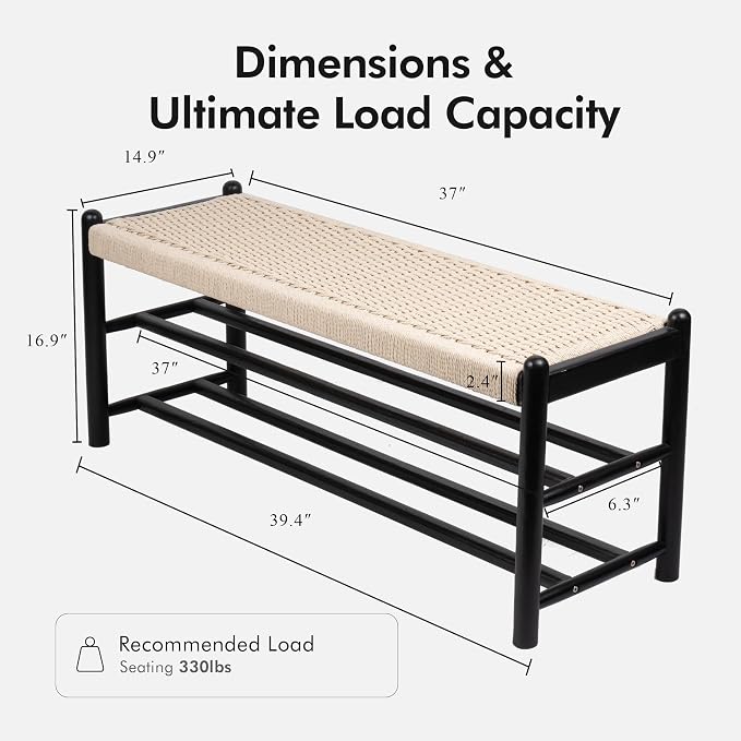 Black-3 Tier(rope Seat)