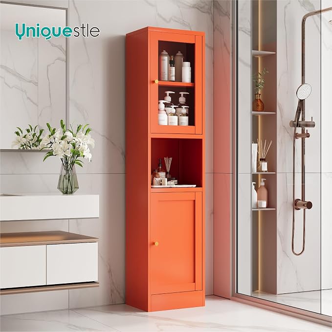 Orange-glass Door