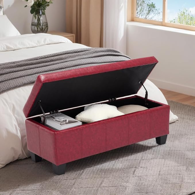 Red Pu Leather