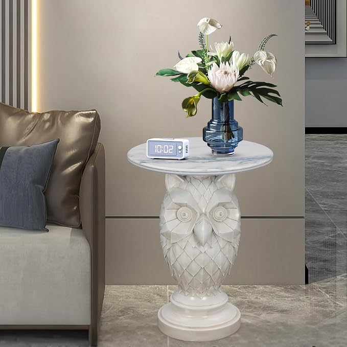 Owl Table White
