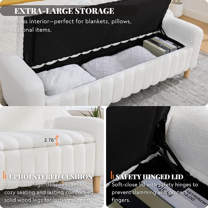 Teddy Fabric Ribbed - Ivory