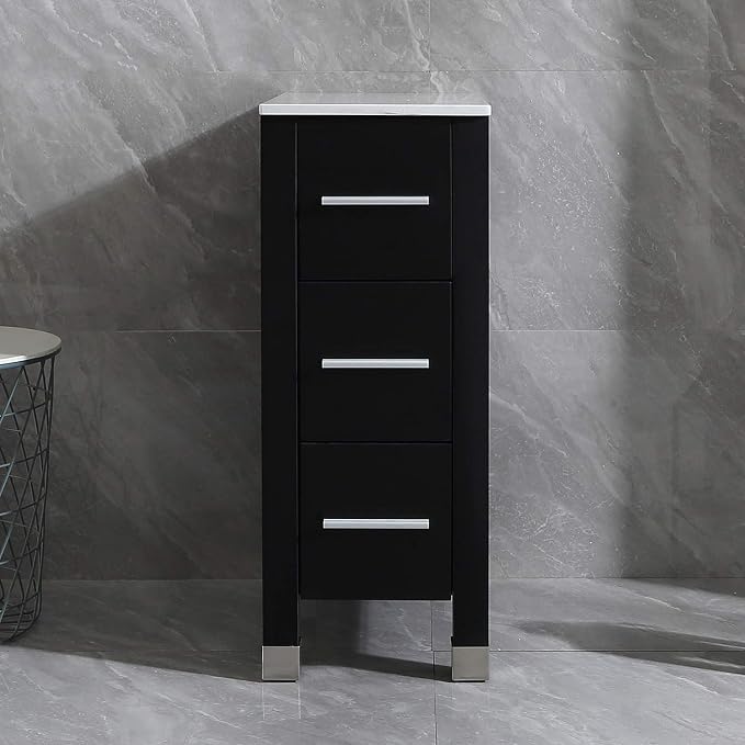Black Cabinet & Ceramic Top
