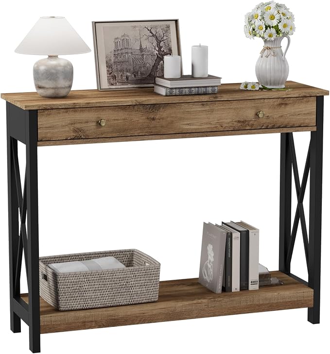 Rustic Oak & Black