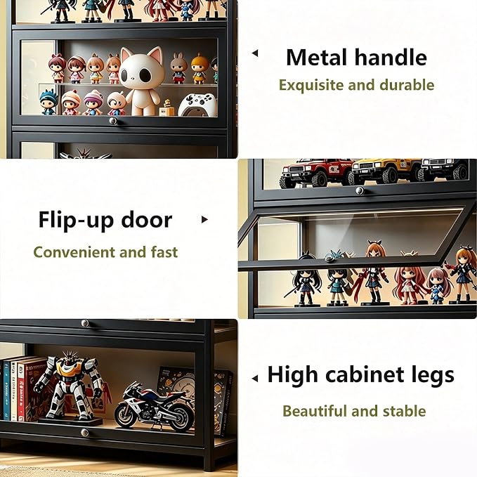 Black -Flip Door