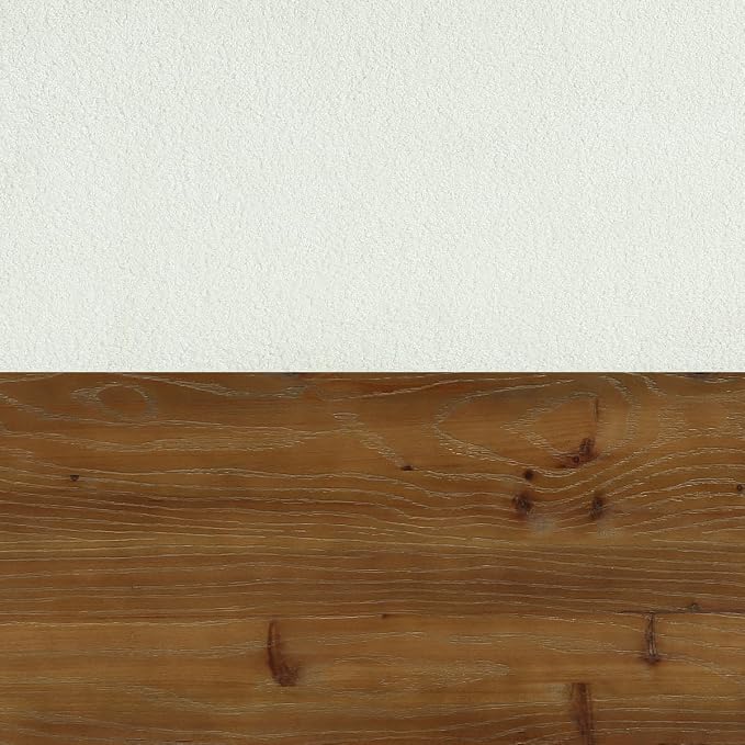 Rustic Brown + White