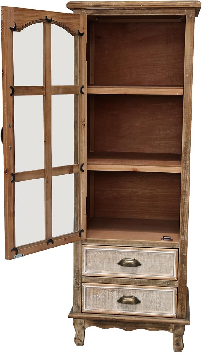 Glass Door- Antique Natural