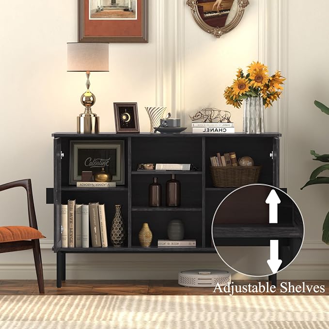 Dark Grey-2 Doors & 3 Shelves