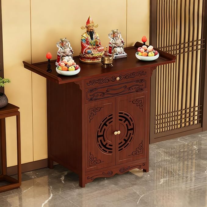 Rich Mahogany With Door