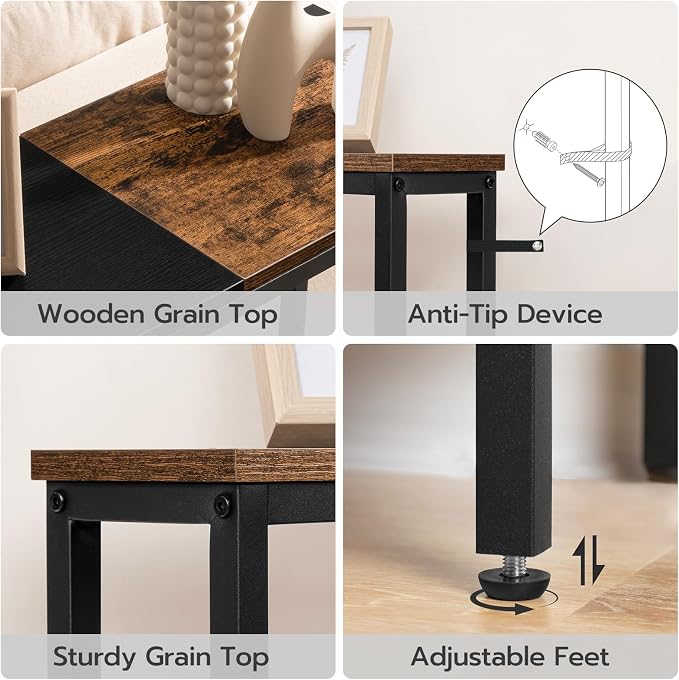 Rustic Brown + Black