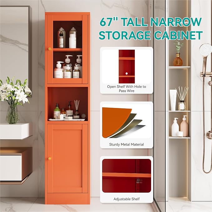 Orange-glass Door