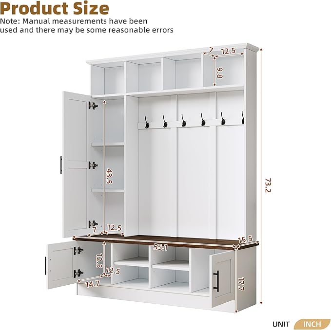 White/Shoe Cubbies