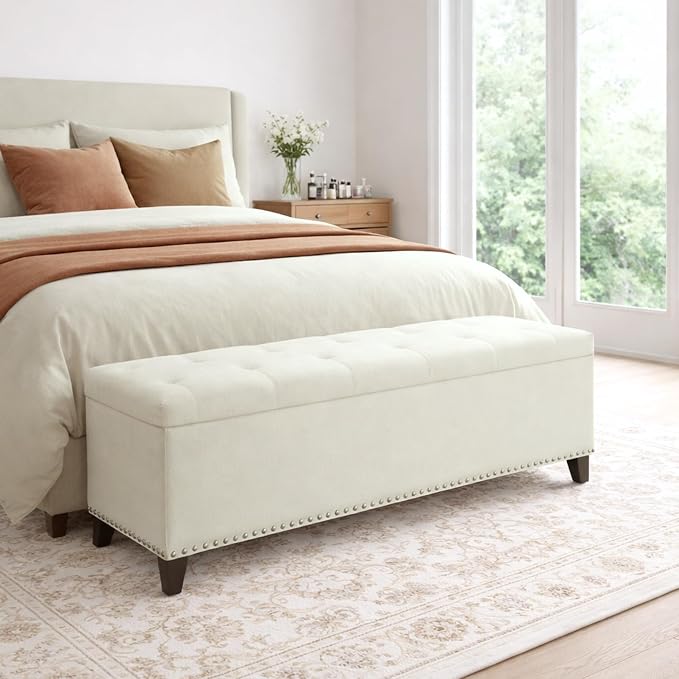 Linen Fabric - Beige 47.5''w