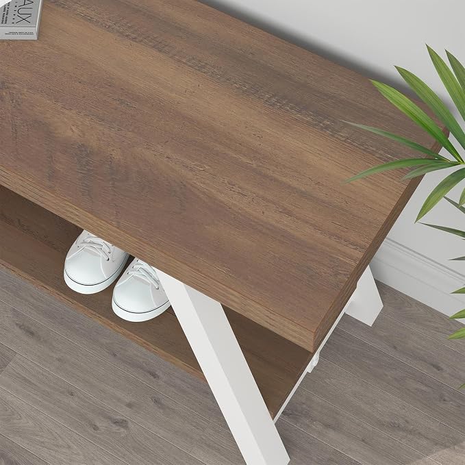 White and Rustic Oak