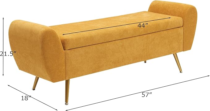 Chenille-mustard