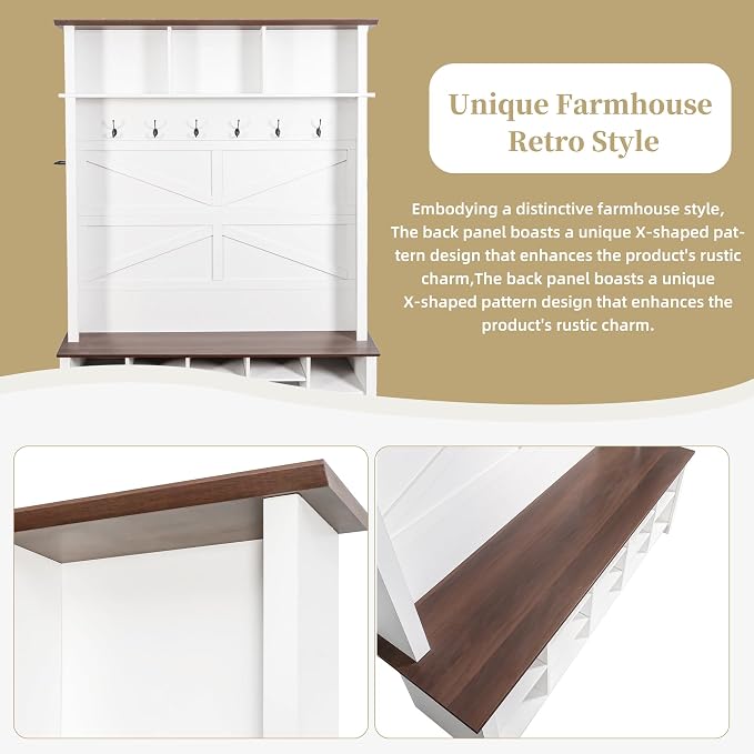 White/Storage Shelves
