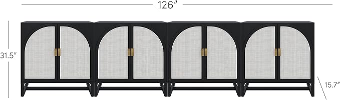 Black Oak/Pale Rattan
