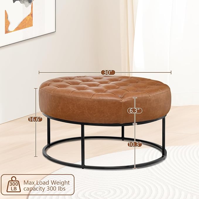 Vintage Brown-round