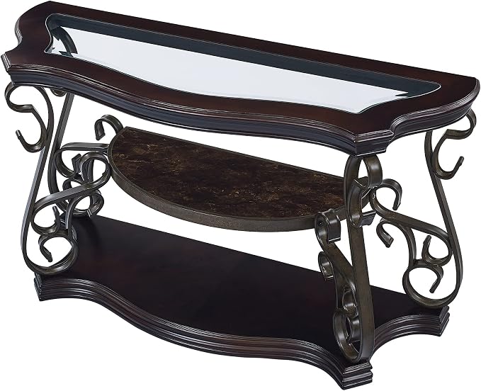 Console Table, Dark Brown