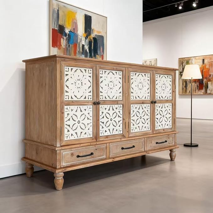 Natural Wood, Chic White