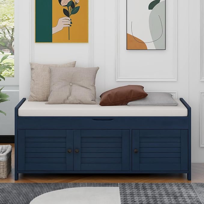 Antique Navy(shutter Doors)
