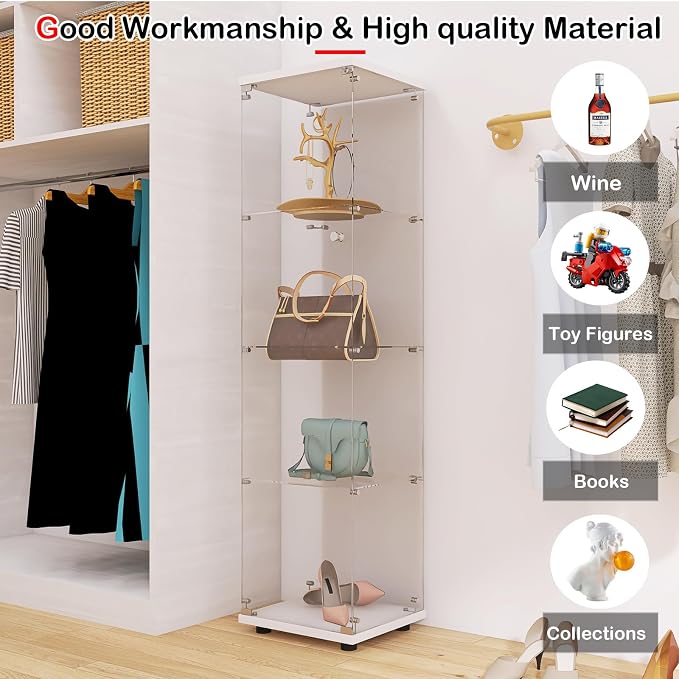 White - 4 Shelves(led)