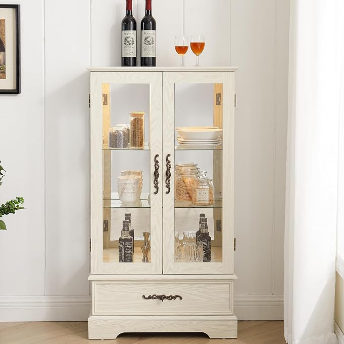 C-white-with 1 Drawer