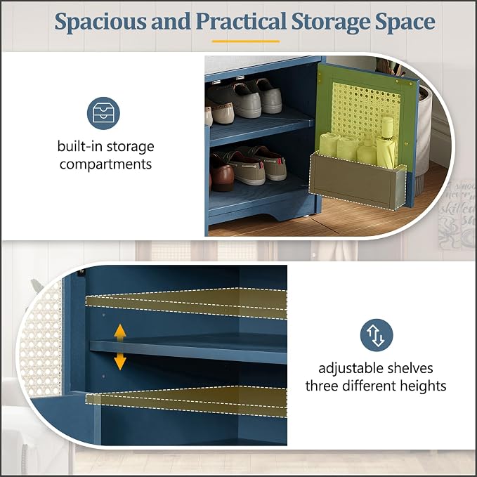 Double-door Storage: Navy