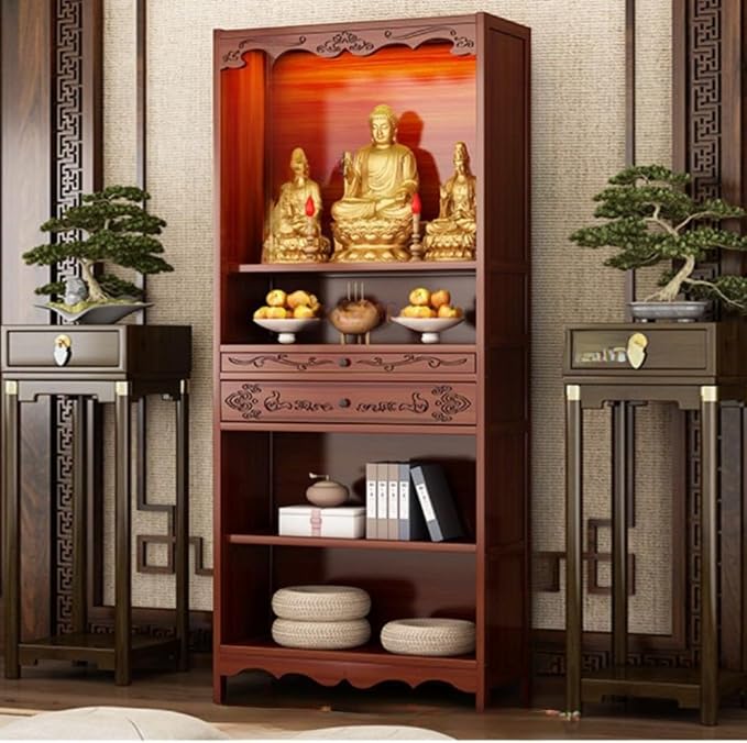 Rosewood Color, Double Drawer