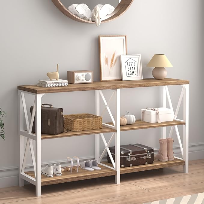 White and Rustic Oak