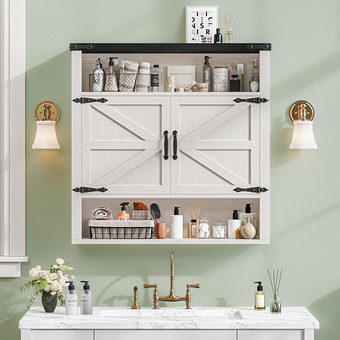 Rustic White and Black
