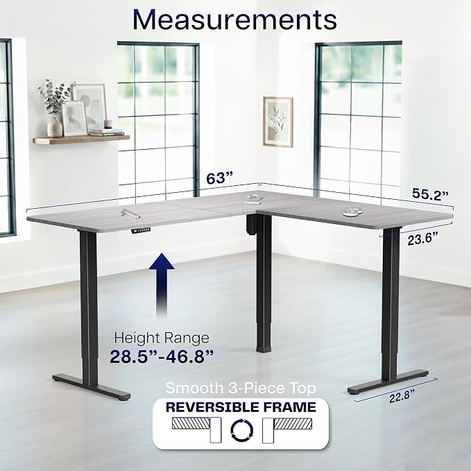 Dark Gray Top / Black Frame