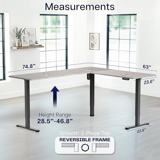 Dark Gray Top / Black Frame