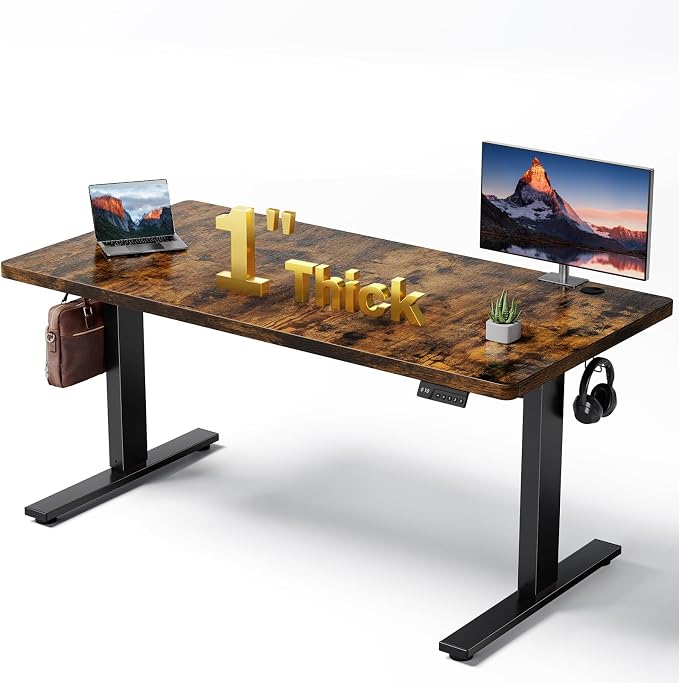 Rustic Brown Top / Black Frame
