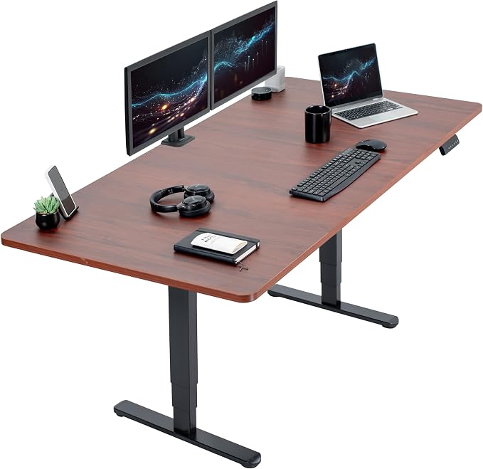Dark Walnut Top / Black Frame
