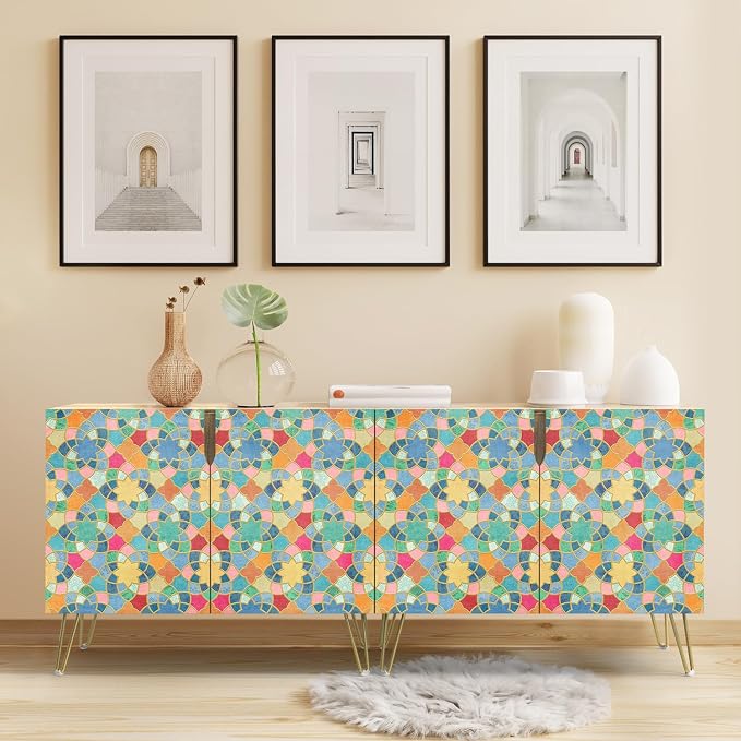 Vibrant Multicolor Tile Patterns
