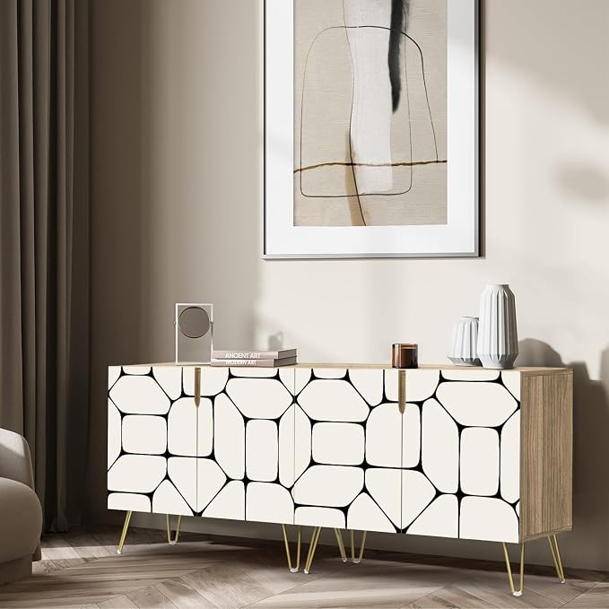 Black & White Pebble Tile Patterns