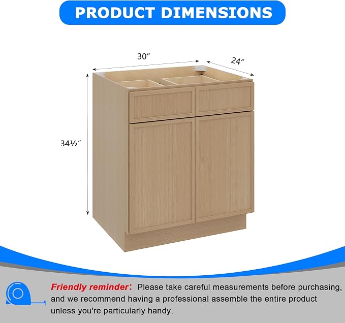 Natural With Drawer