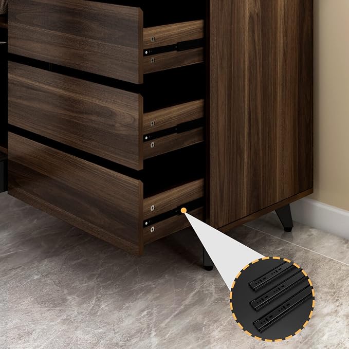 Black and Walnut