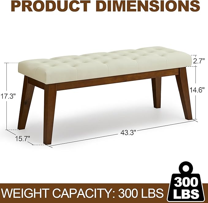 Beige-pu-tufted