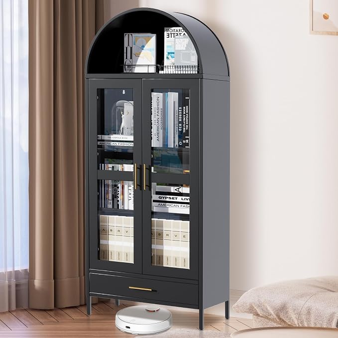 Black With Drawers