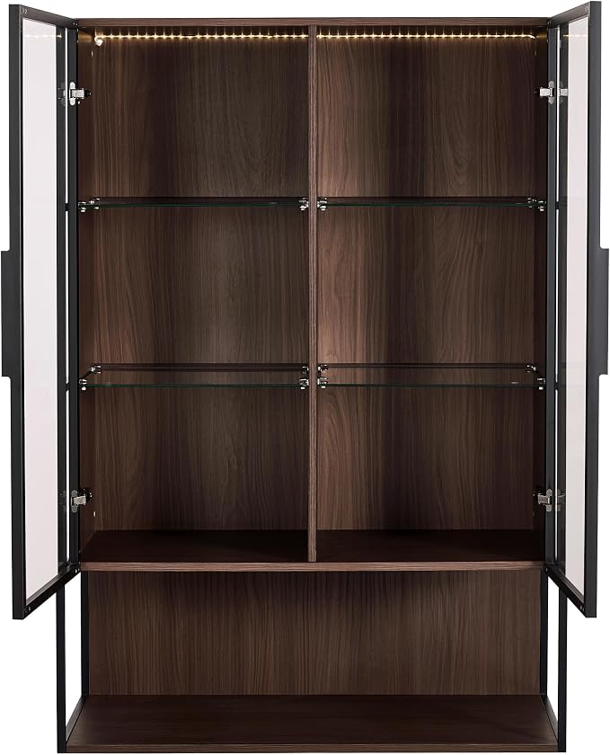 Black + Dark Walnut