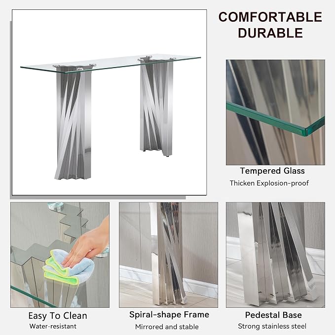 Silver-console Table