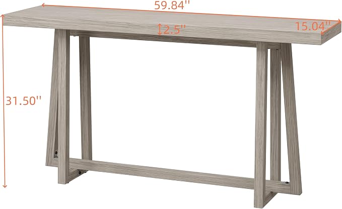 59.84'' Grey